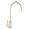 Смеситель для мойки Антей Парма 697029, нержавеющая сталь, бежевый купить в СОМ