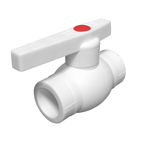 Кран шаровый d 32 мм, полипропилен купить в СОМ