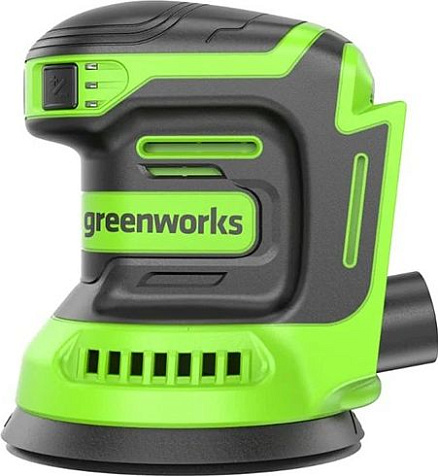Шлифмашина эксцентриковая Greenworks OS325, 24В, Li-ion, АКБ 1х2.0А/ч, 125 мм купить в СОМ