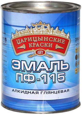 Эмаль ПФ-115 Царицынские краски, фиолетовый, 0.8 кг купить в СОМ