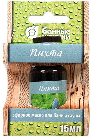 Масло для бани пихта 15мл купить в СОМ