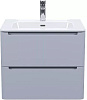 Тумба-умывальник подвесная Iddis Edifice EDI60L0i95K, 60 см, светло-серая, с раковиной 0106000i28 купить в СОМ
