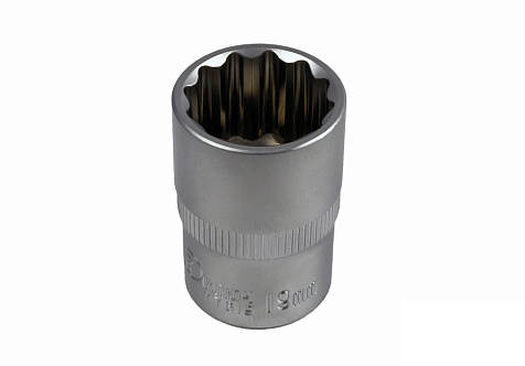 Головка торцевая СЕРВИС КЛЮЧ, 19 мм, 12 граней, 1/2" купить в СОМ