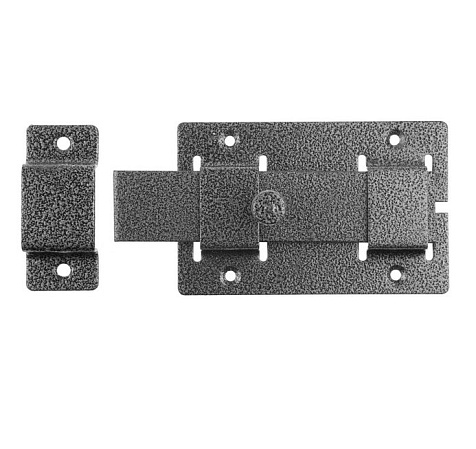 Задвижка дверная Секрет ЗД-02, плоский ригель, металлик купить в СОМ