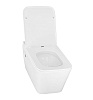 Унитаз импульсный Azario AZ-101C, сиденье микролифт, квадратный, подвесной купить в СОМ