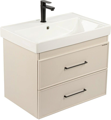 Тумба-умывальник подвесная Eva Gold Leia/Лея 70, с раковиной Como 70 купить в СОМ