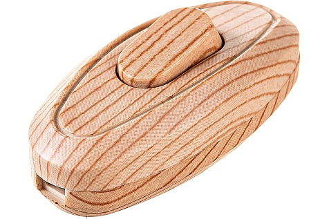 Выключатель для бра (на шнур) 6А Эко сосна TDM купить в СОМ