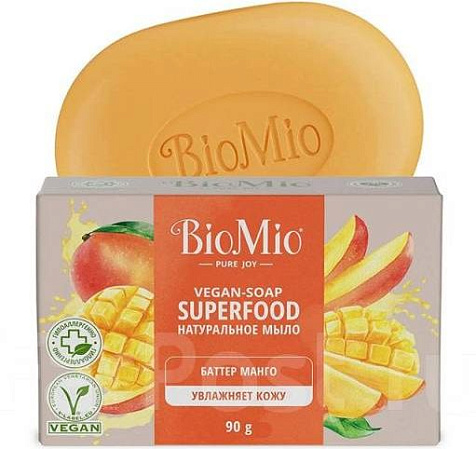 Мыло туалетное BioMio Bio-Soap Манго 90г купить в СОМ