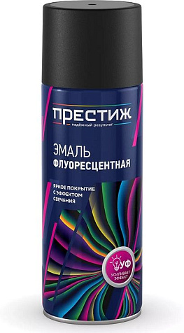 Эмаль аэрозоль флуоресцентная Престиж, розовая, 520 мл купить в СОМ
