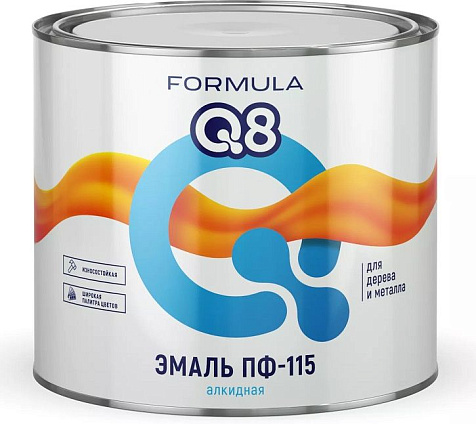 Эмаль ПФ-115 Formula Q8, салатная, 1.8 кг купить в СОМ