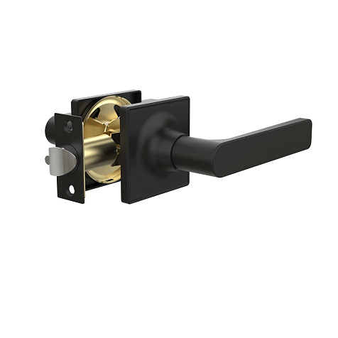 Ручка защелка PUNTO DK710/BL BL-PS (без фик.)черный купить в СОМ