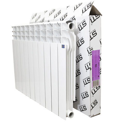 Радиатор биметаллический Sti 500/80 10 секций купить в СОМ