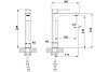 Смеситель для раковины Iddis Slide SLIBL01i01, черный матовый купить в СОМ