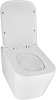 Унитаз подвесной Azario Cascad AZ-2303-A, безободковый, торнадо, сиденье микролифт купить в СОМ