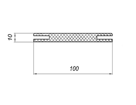 Доборная доска телескопическая ПВХ Бетон светлый 10х100х2070 мм купить в СОМ