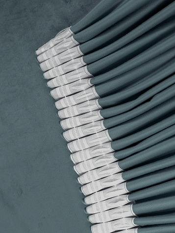 Портьера Legrand Велюр 150х260 голубой купить в СОМ