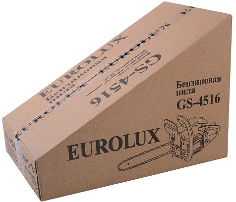 Бензопила цепная EUROLUX GS-4516, 2300 Вт, шина 40 см купить в СОМ