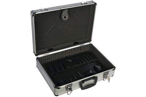 Ящик для инструмента FIT, 430х310х130 мм, серый, алюминиевый купить в СОМ