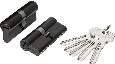 Механизм цилиндровый FUARO (200 ZA/70) 2000ZAKey70(30+10+30) BL черный 5Key купить в СОМ
